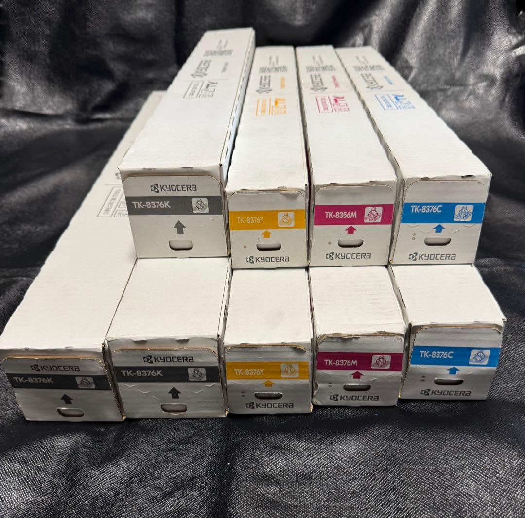 〓未使用品・送料込み〓京セラ トナーTK-8376 1本TK-8356M計9本