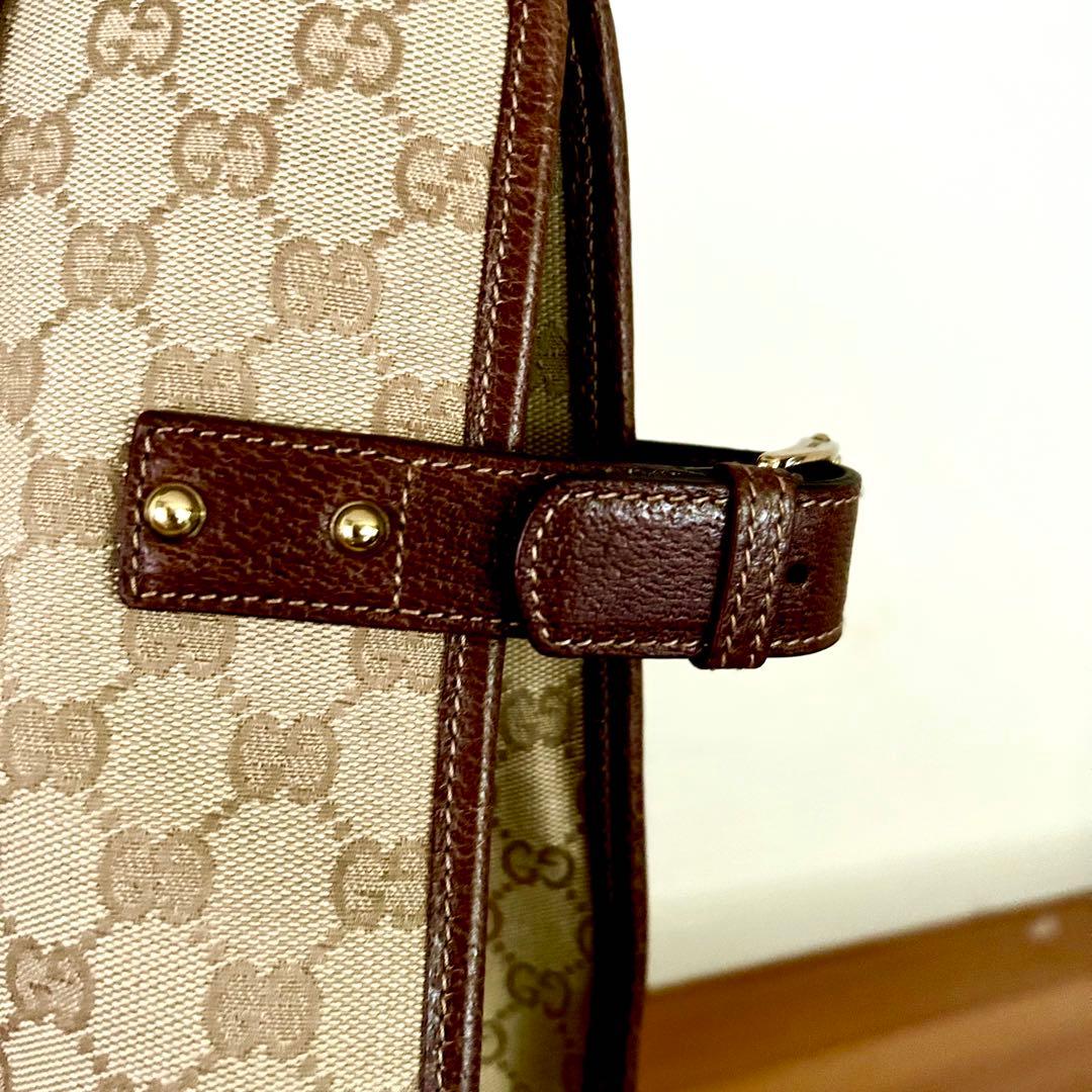 【美品】GUCCI グッチ GGキャンバス トートバッグ 型番115517