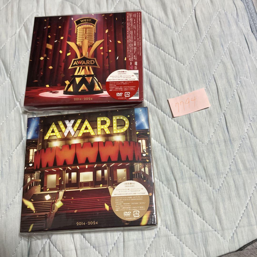 開封済み】WEST AWARD アルバム2形態セット CD DVD - メルカリ