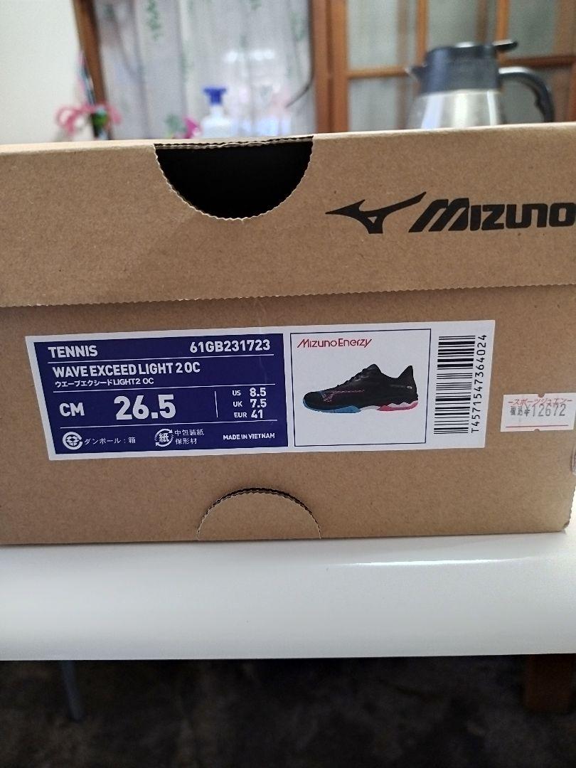 MIZUNO　テニスシューズ　ウェーブエクシード　ライト２　ワイド　OC