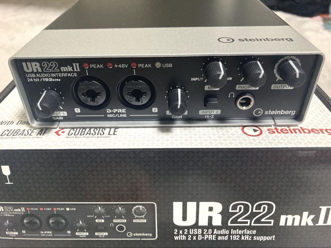 【中古】Steinberg UR22mkII オーディオインタフェース 箱付き