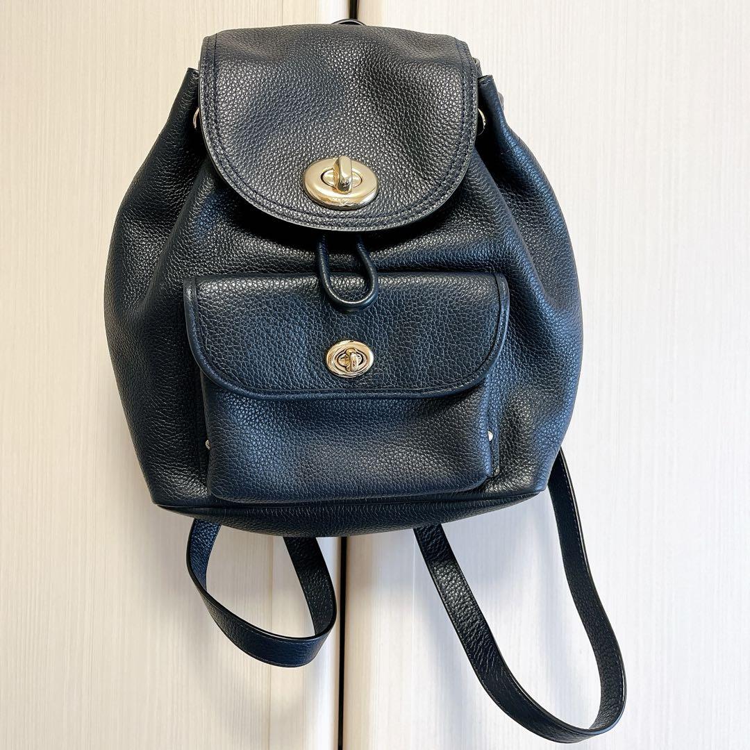 coach コーチ　ターンロック　ミニリュック　巾着バッグ　バッグ