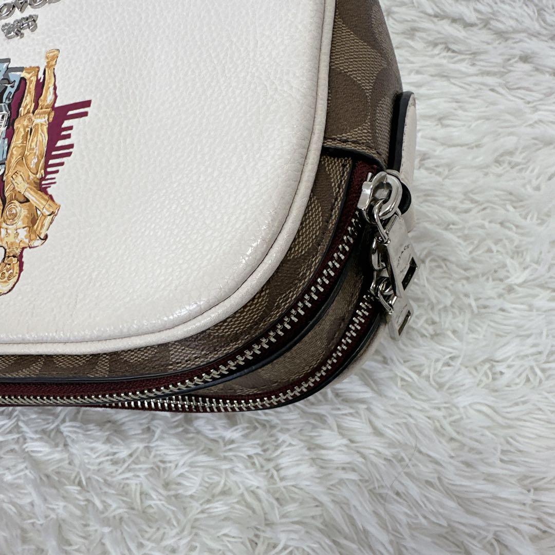 美品 COACH×スターウォーズ ショルダー 2層 C-3PO R2-D2