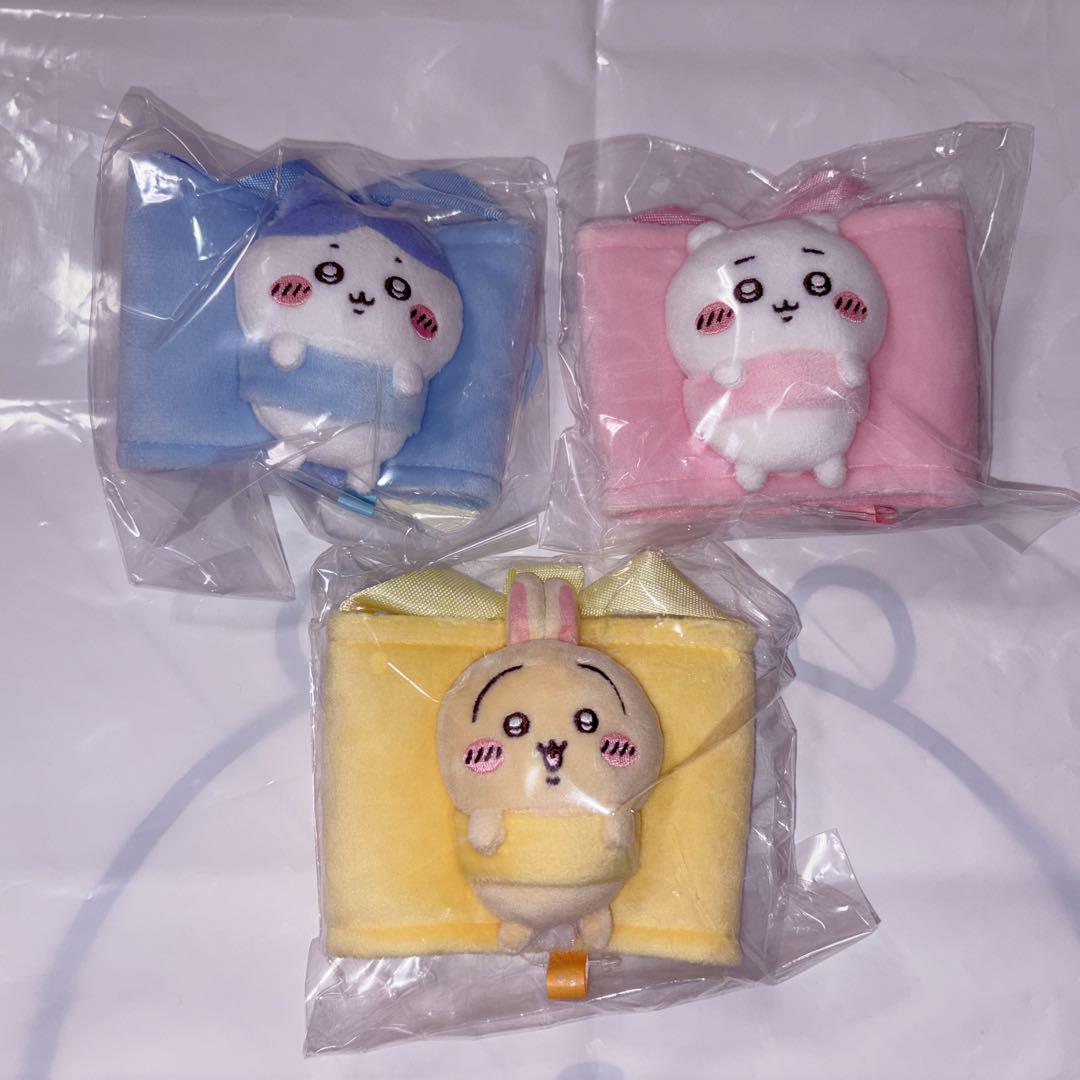 ちいかわ　ドリンクカップホルダー　３点セット　ハチワレ　うさぎ ちいかわ ドリンクカップホルダー ちいかわ ハチワレ うさぎ 3種