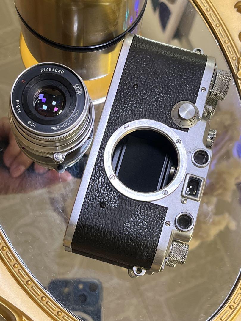 Leica Ⅲc バルナックライカ 革ケース、Fedレンズ付き Leica Ⅲc バルナックライカ 革ケース、Fedレンズ付き - メルカリ