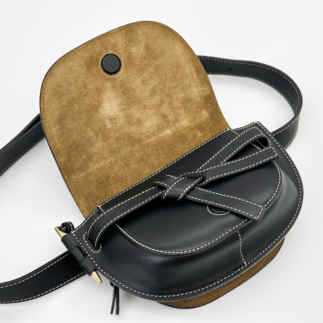 極美品】LOEWE ロエベ ゲート バムバッグ 黒 ボディバッグ