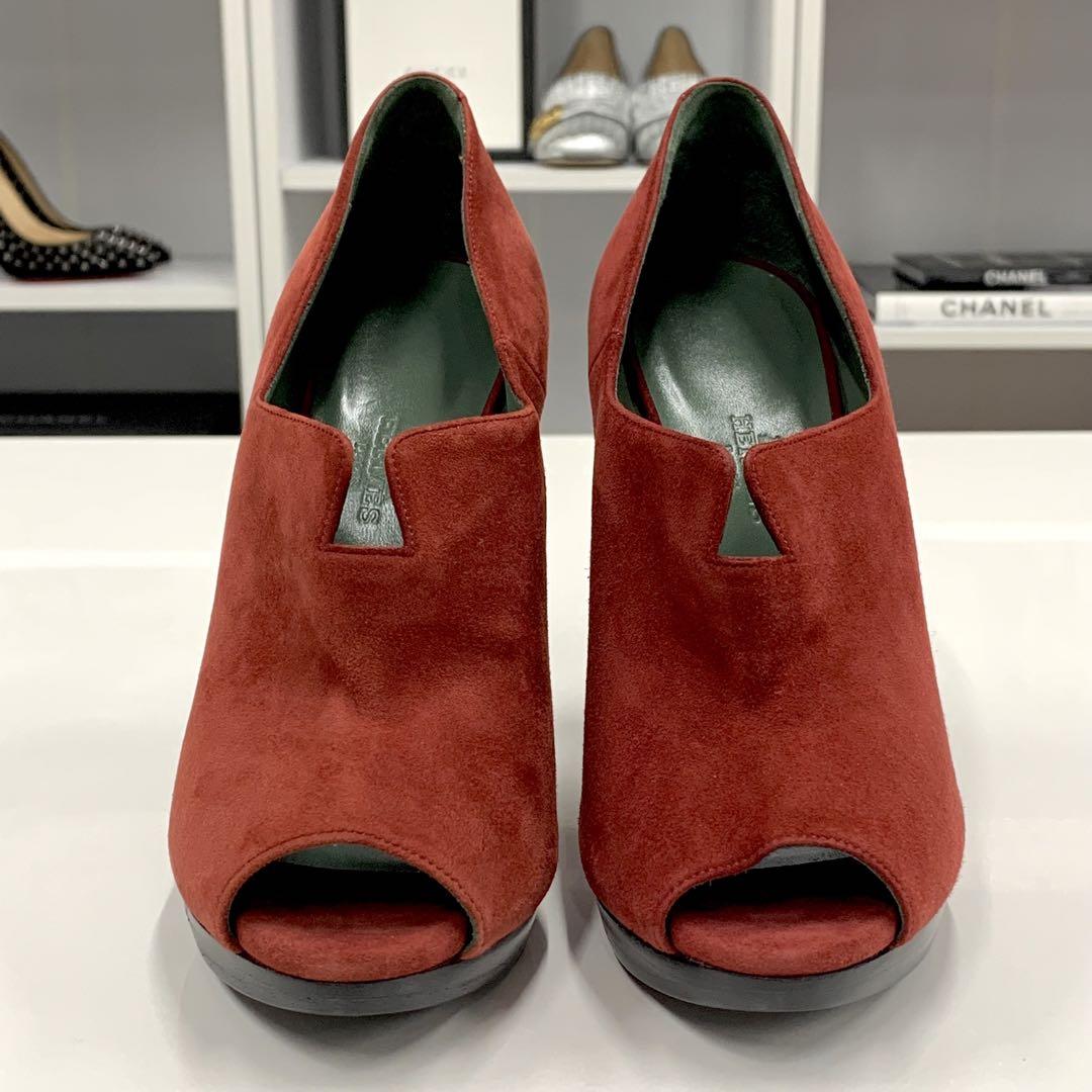 HERMES エルメス パンプス サイズ:35.5 ポインテッドトゥ