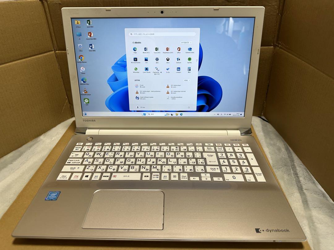 すぐ使用可能：東芝　dynabook TX/4FGL Office 付きVLCplaye