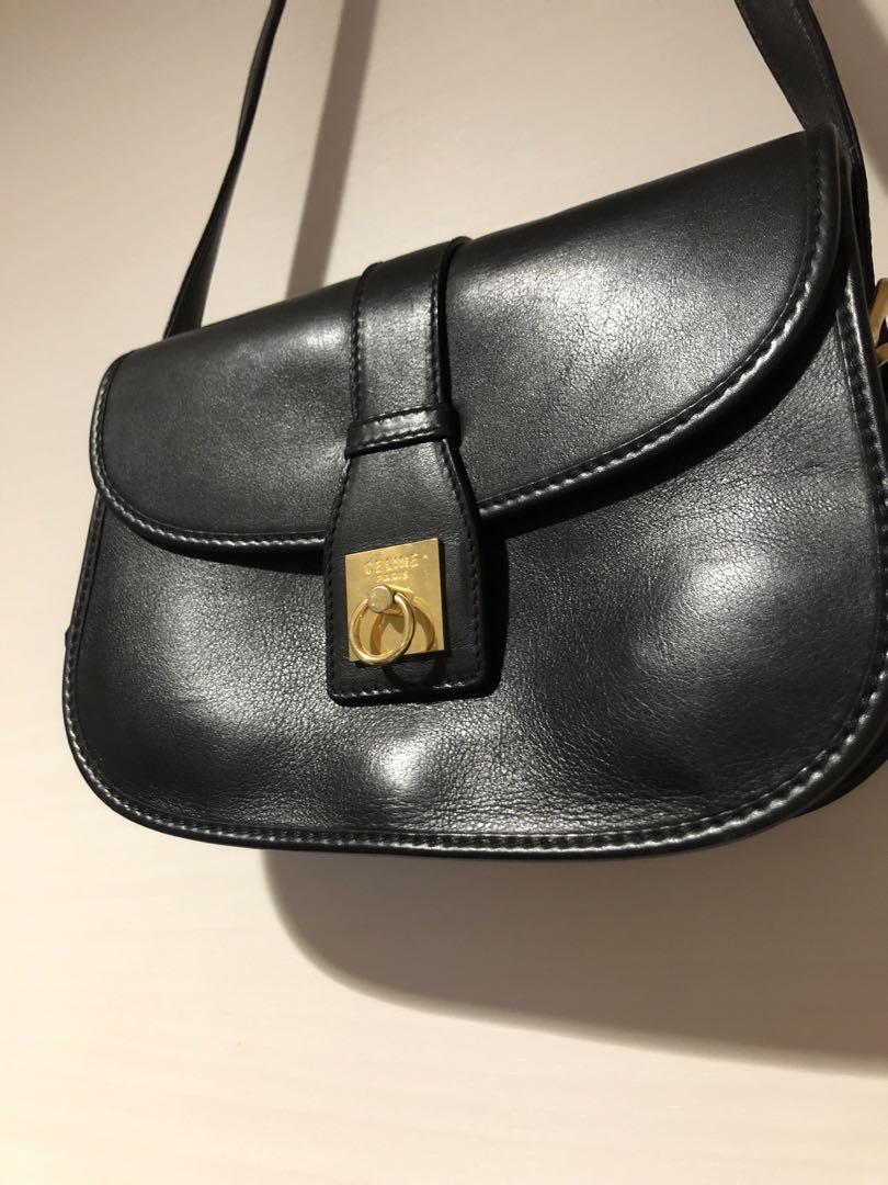 【CELINE】★Vintage★EDGE SHOULDER BAG ショルダーバッグ セリーヌ CELINE ショルダーバッグ ヴィンテージ