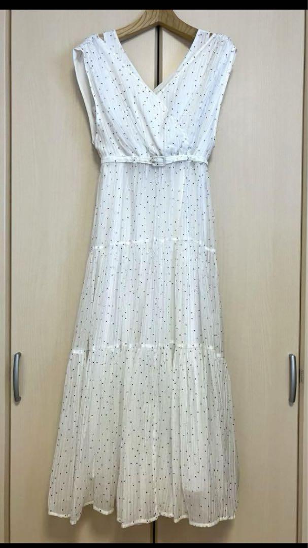 herlipto Tiered Polka Dot Long Dress
