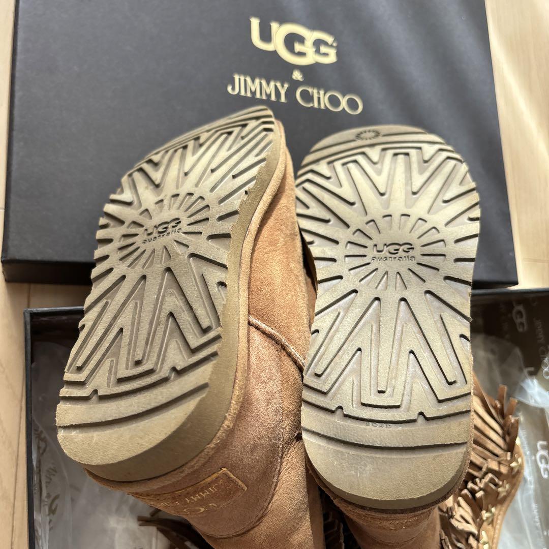 【レビューで送料無料】 Emi Emi 様専用UGG & JIMMY CHOO ムートンブーツ ブラウン 靴