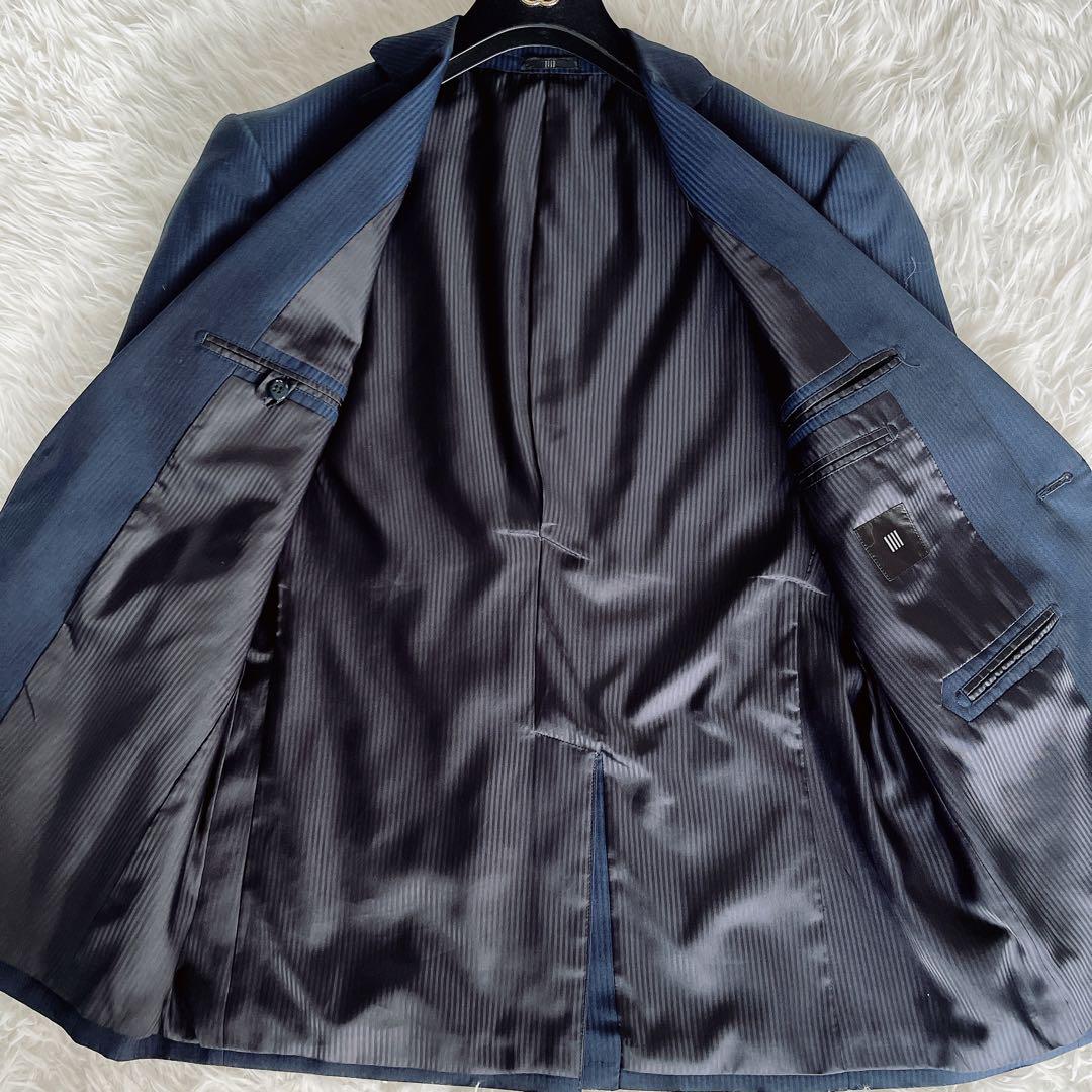 【スーツセレクト】スーツ セットアップ ネイビー AB5サイズ