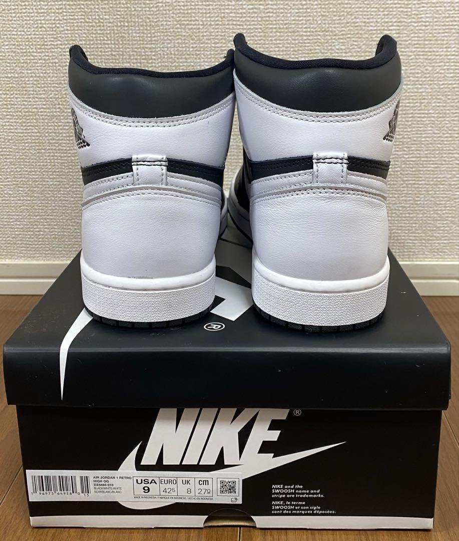 NIKE Air Jordan 1 Retro High OGブラックホワイト