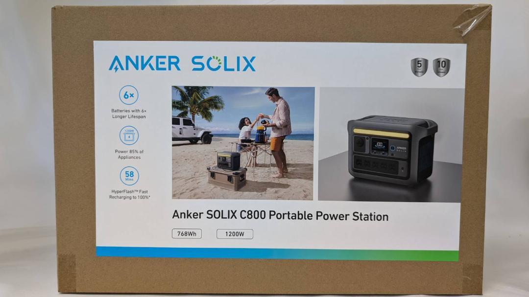 アンカー Solix C800 768Wh 1200Wポータブルバッテリー