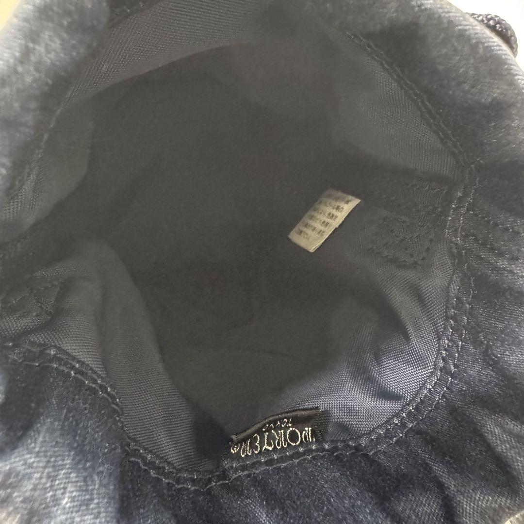 【未使用級】porter ポーター デニム ドローストリングバッグ ショルダー