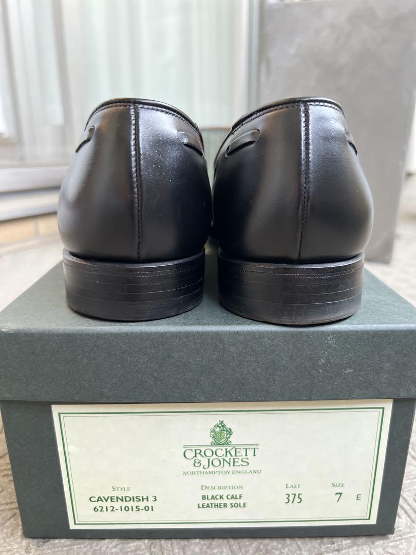 極美品 CROCKETT&JONES CAVENDISH3 UK7E 25.5