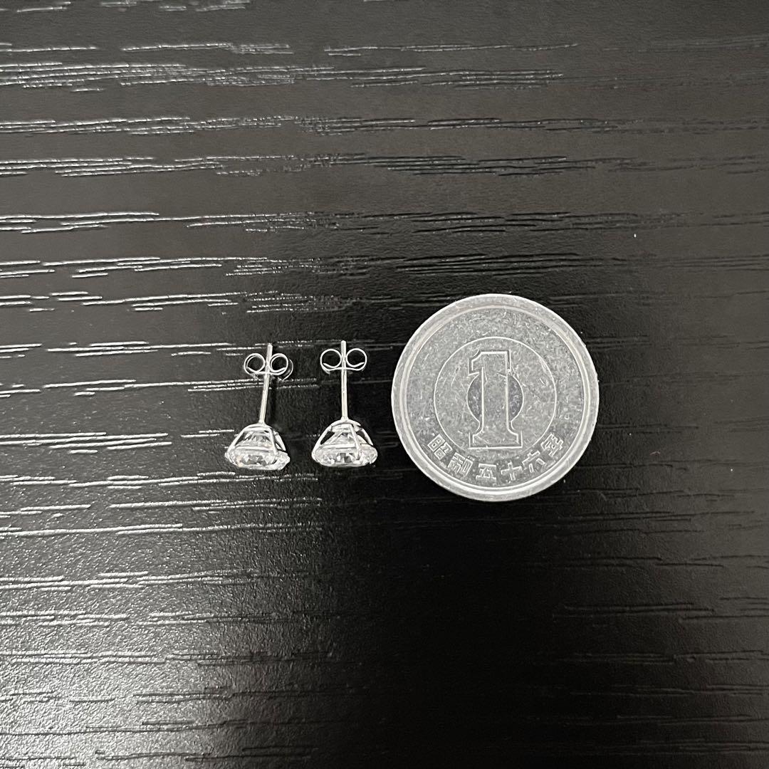 【ポイント10倍】 AVALANCHE アバランチ 6mm ピアス スタッズ 14Kホワイトゴールド アクセサリー