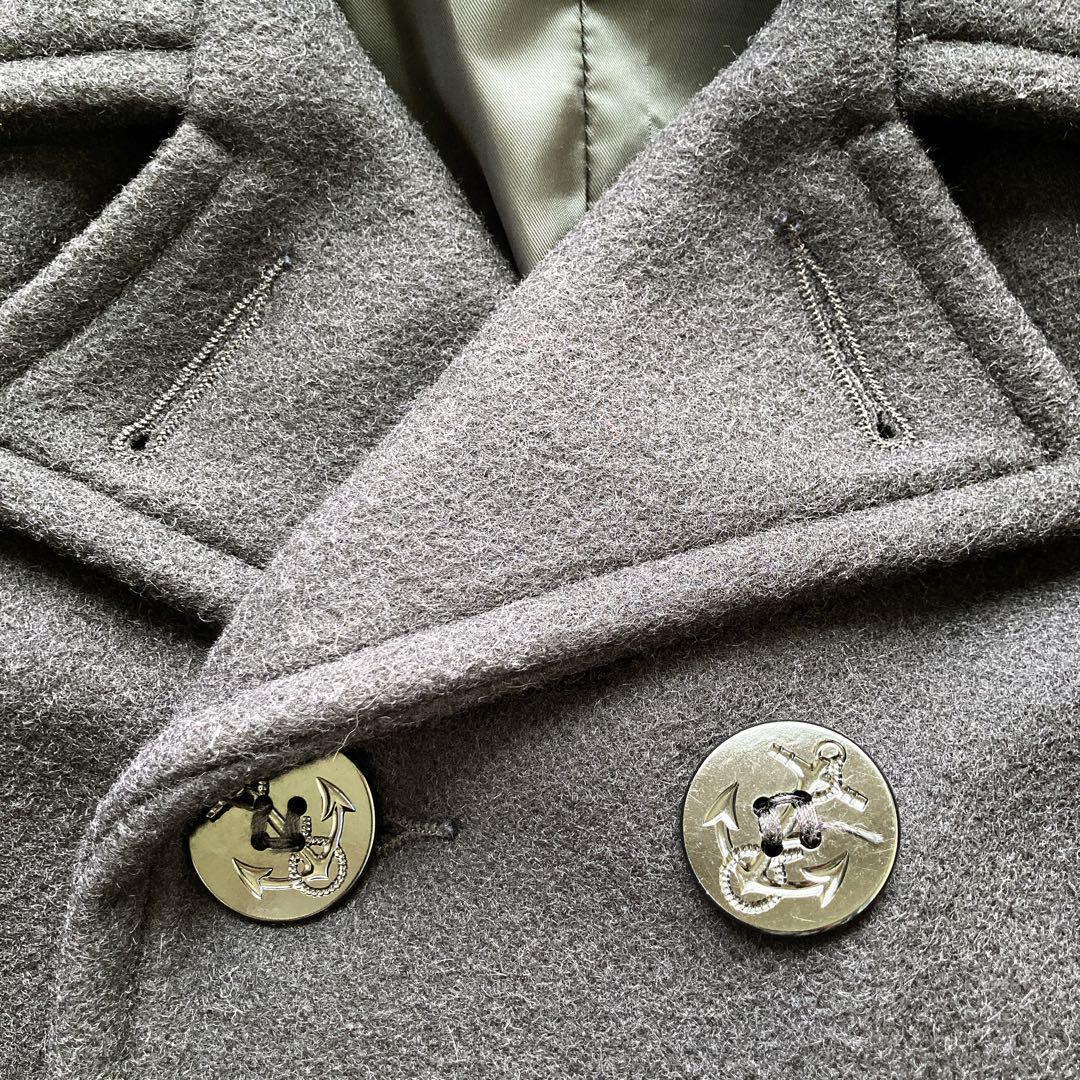 希少✨ショットSCHOTT　PEA JACKET　U.S740N　米国製 38黒