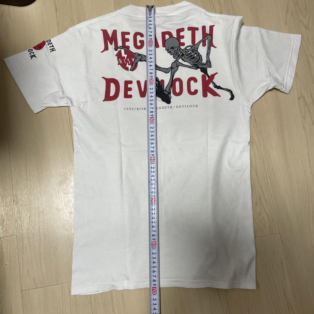 【ヴィンテージ品】メガデス Tシャツ(DEVILOCKダブルネーム)