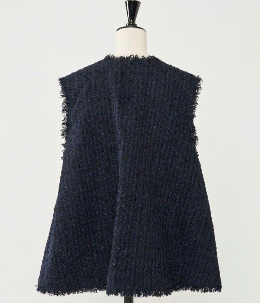 8日までの出品　heve ヘイヴ　名古屋限定　tweedgilet ツイードジレ Heve ヘイブ 名古屋限定 tweed gilet ツイードジレ - メルカリ
