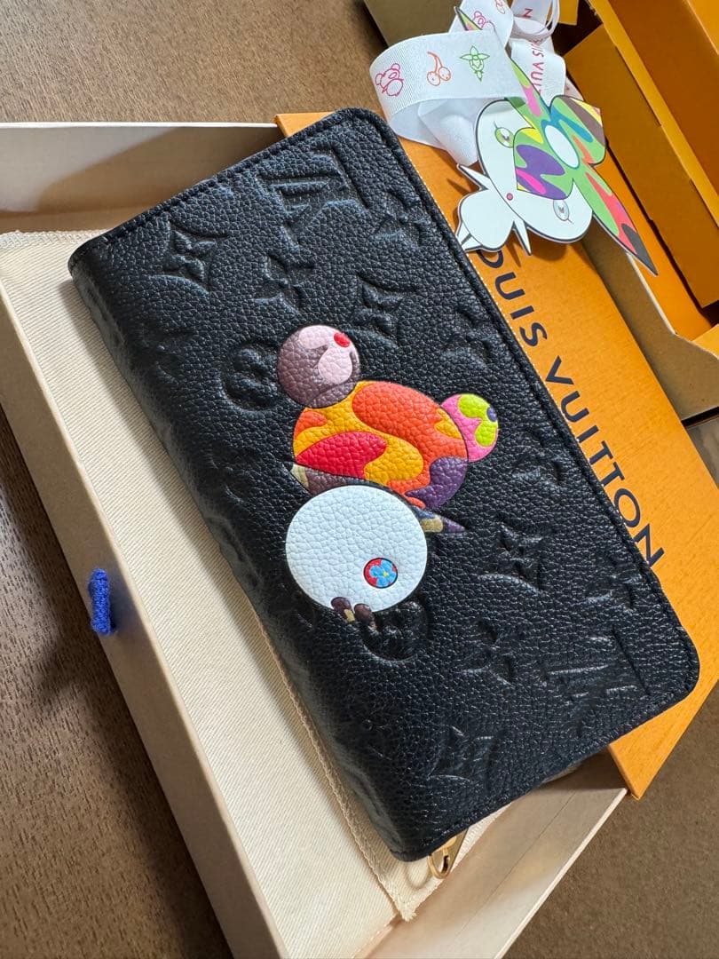 【日本限定】ルイ・ヴィトン ジッピーウォレット LV × TM 村上隆 長財布