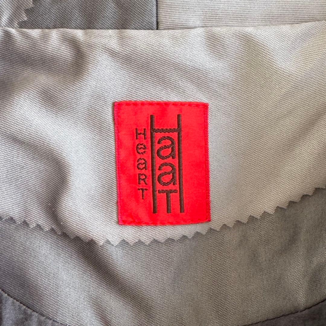 ハートイッセイミヤケ 大玉ドットジャガードコート ベルト付 中綿入り 日本製 L ハートイッセイミヤケ 大玉ドットジャガードコート ベルト付 中綿入り 日本製 L