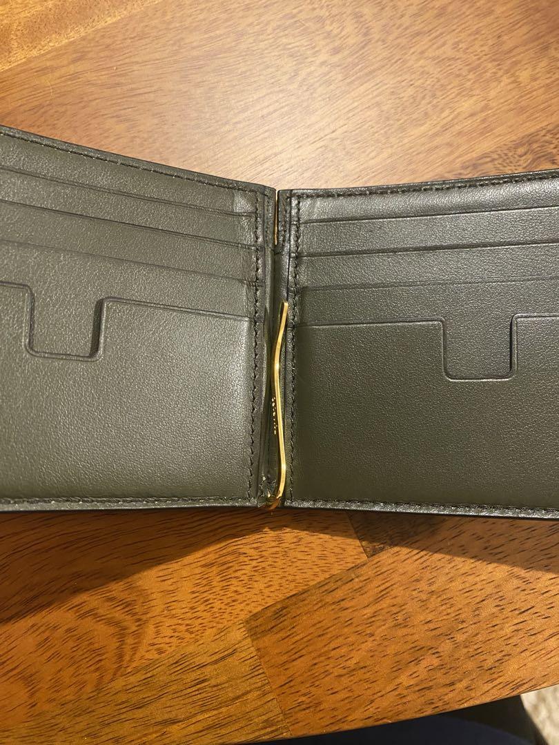 TOM FORD 二つ折り財布 クロコダイルレザー