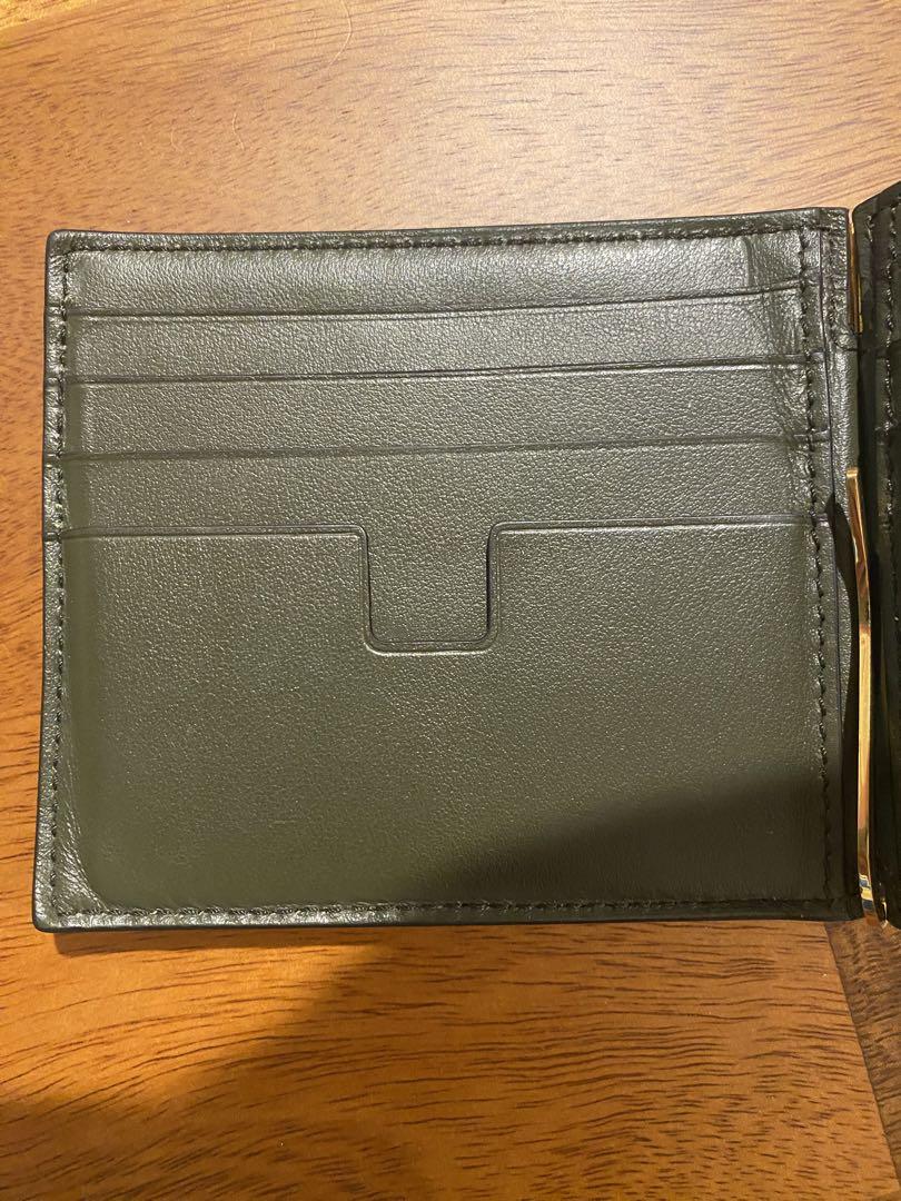 TOM FORD 二つ折り財布 クロコダイルレザー