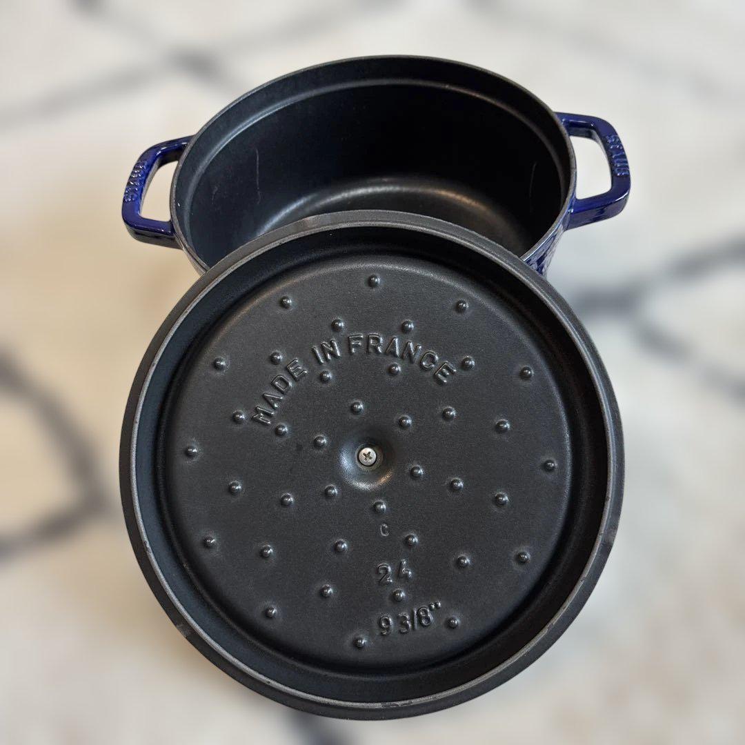 STAUB ココット 24cm ネイビー