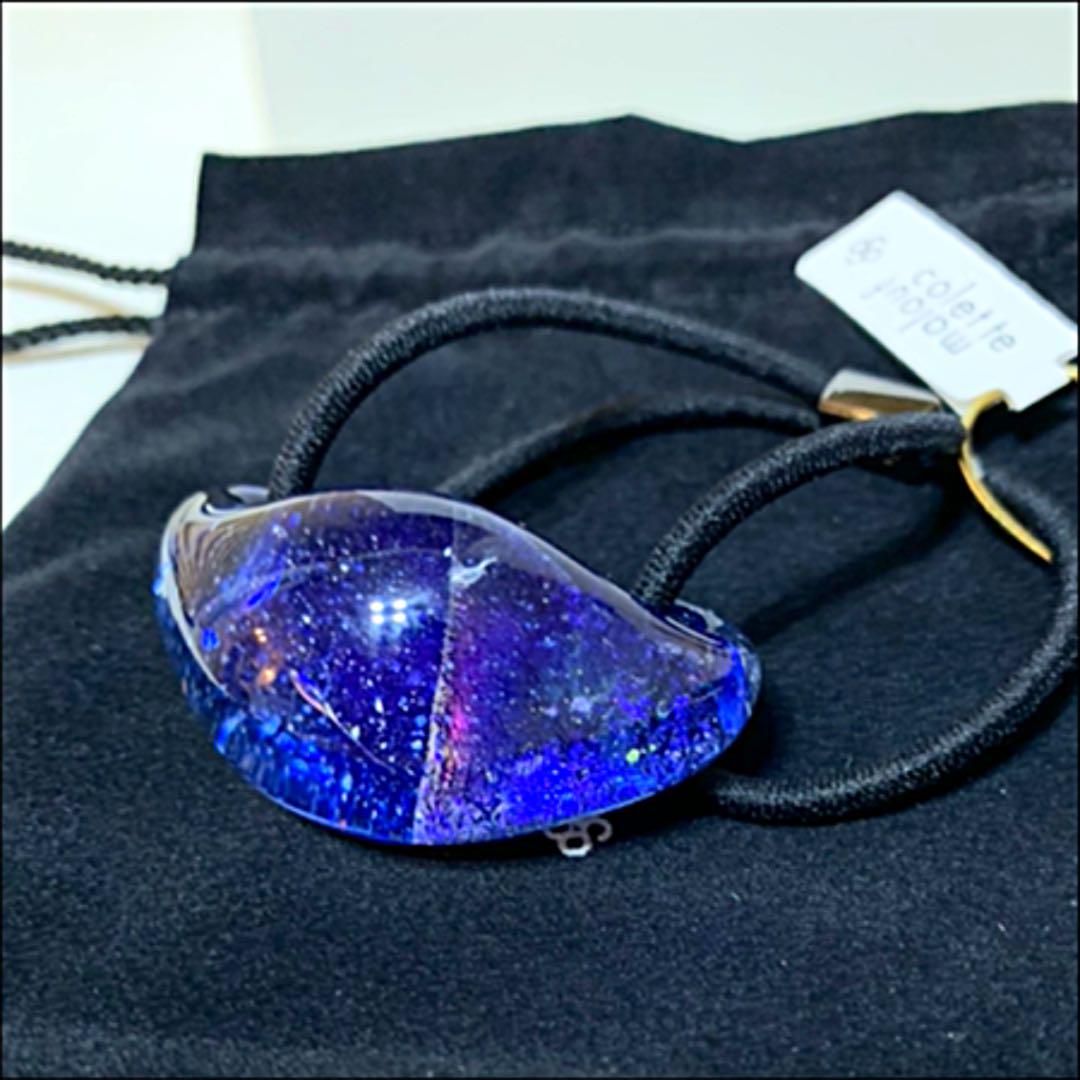 本物保証お得 新品Colette Malouf 新作JeweledGlassPonyサファイア abfMg-m17309931655 国産格安