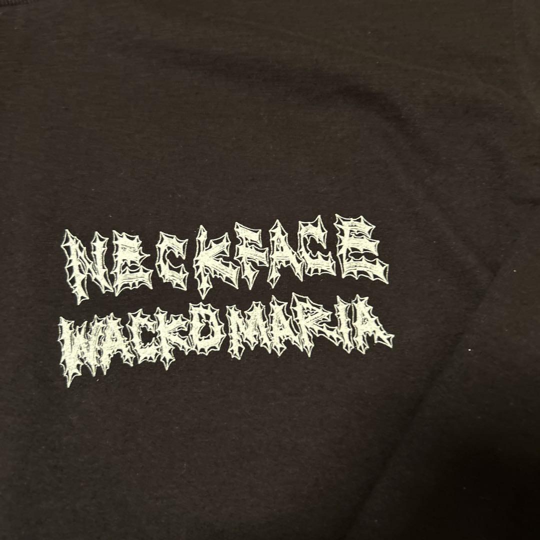 wackomaria NECK FACE 長袖Tシャツ　ブラック　L ワコマリア