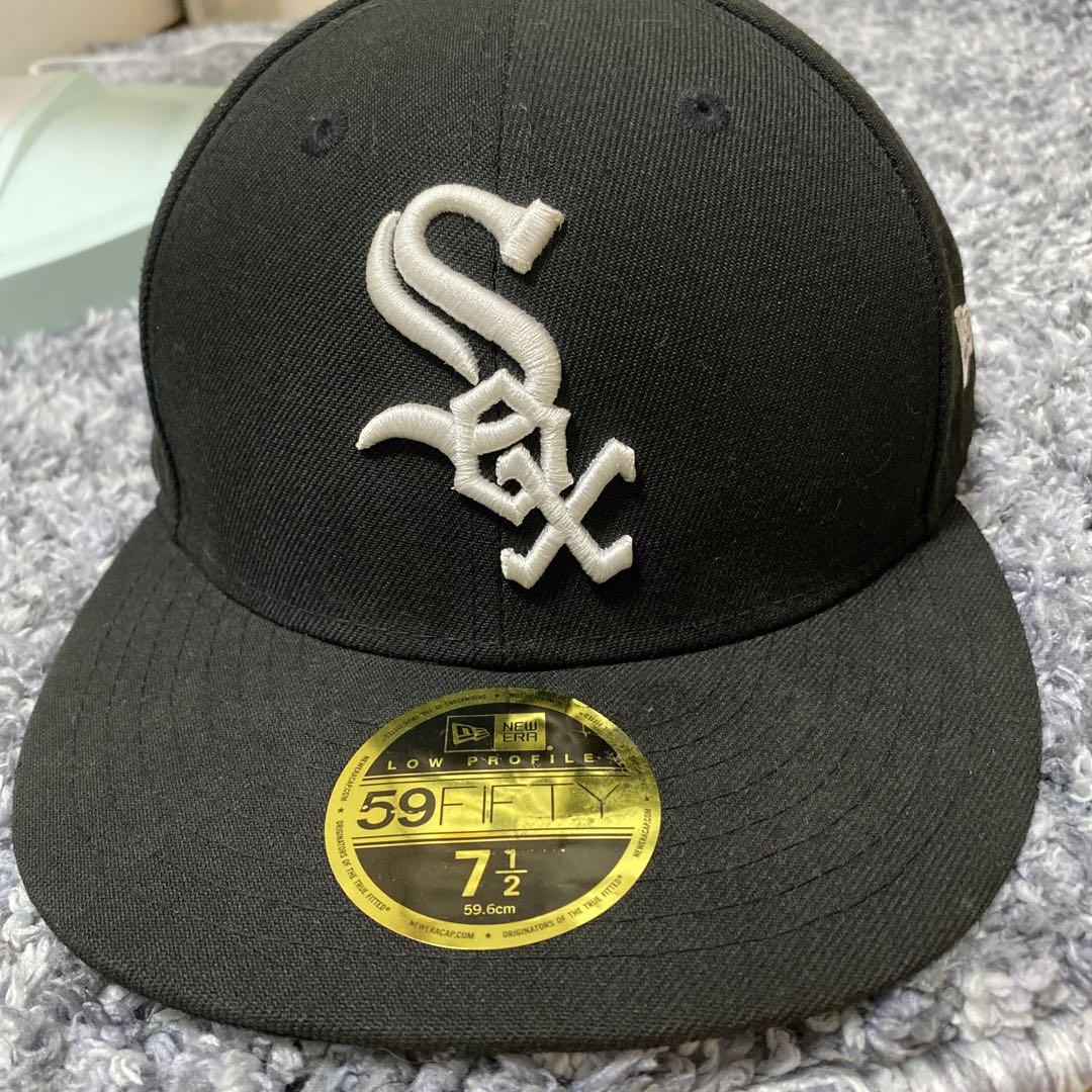 裏庭CAP New Era ブラック/ブラック7 1/2 正規品新品 NEWERA 59FIFTY 7-1/2 ニューエラ キャップ 帽子