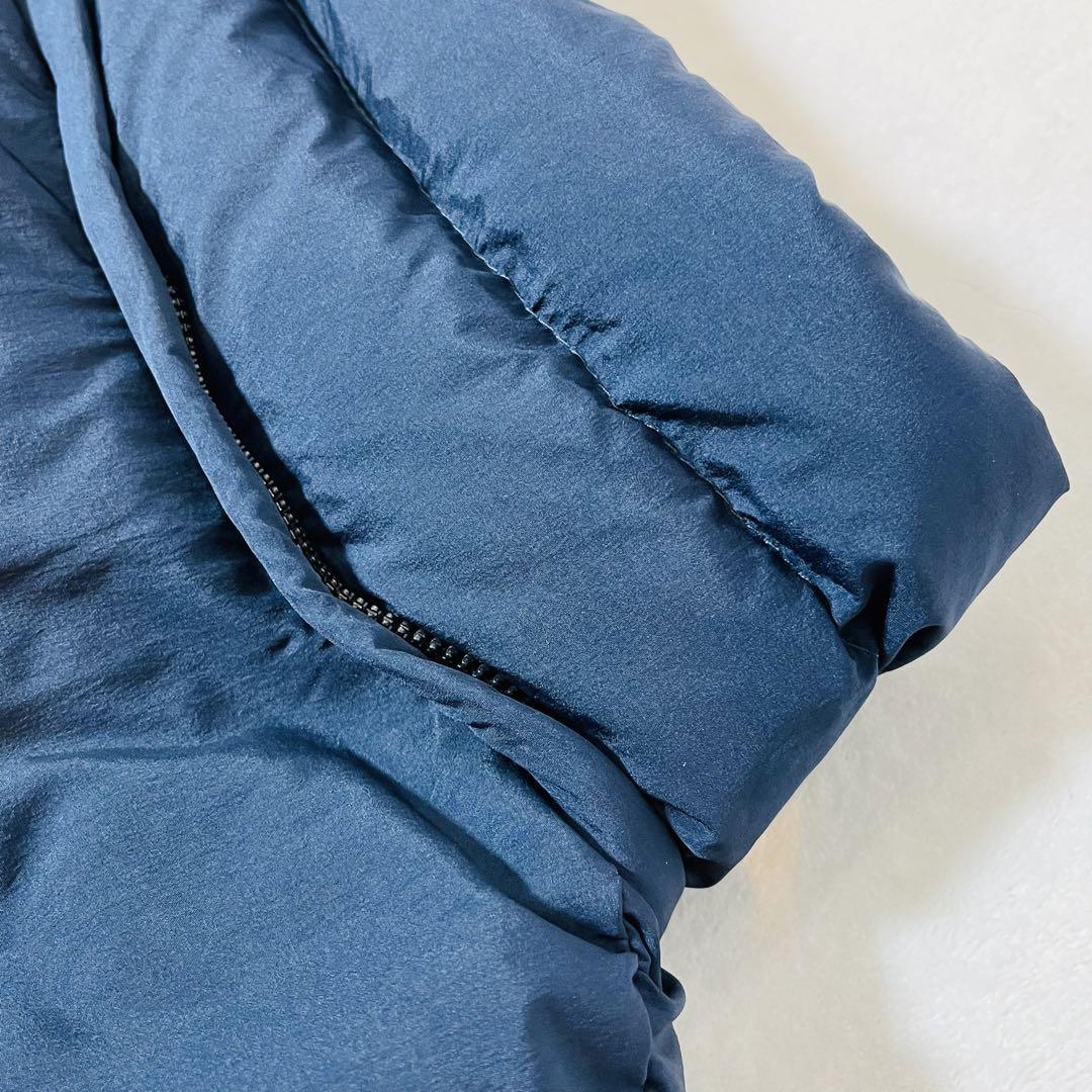 美品 DIESEL 22AW ボリューム ダウンベスト ネイビー L