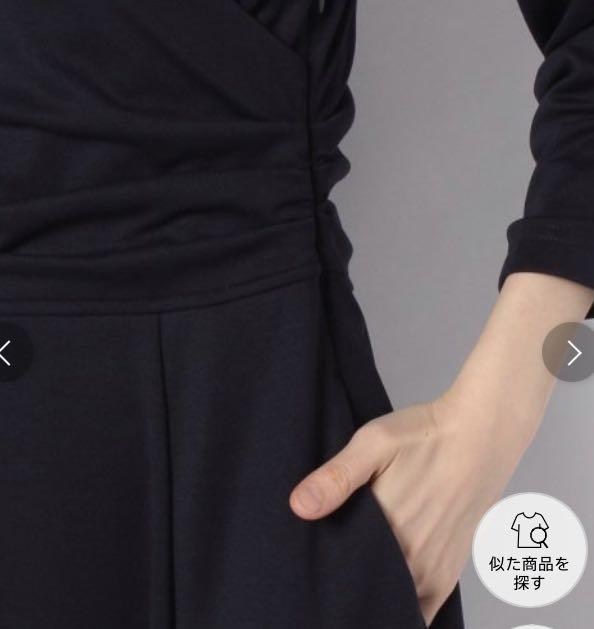 赤字超特価2022 卒業式に LANVIN en Bleu カシュクールカットソーワンピース 2m3RG-m17311699750 新品 期間限定