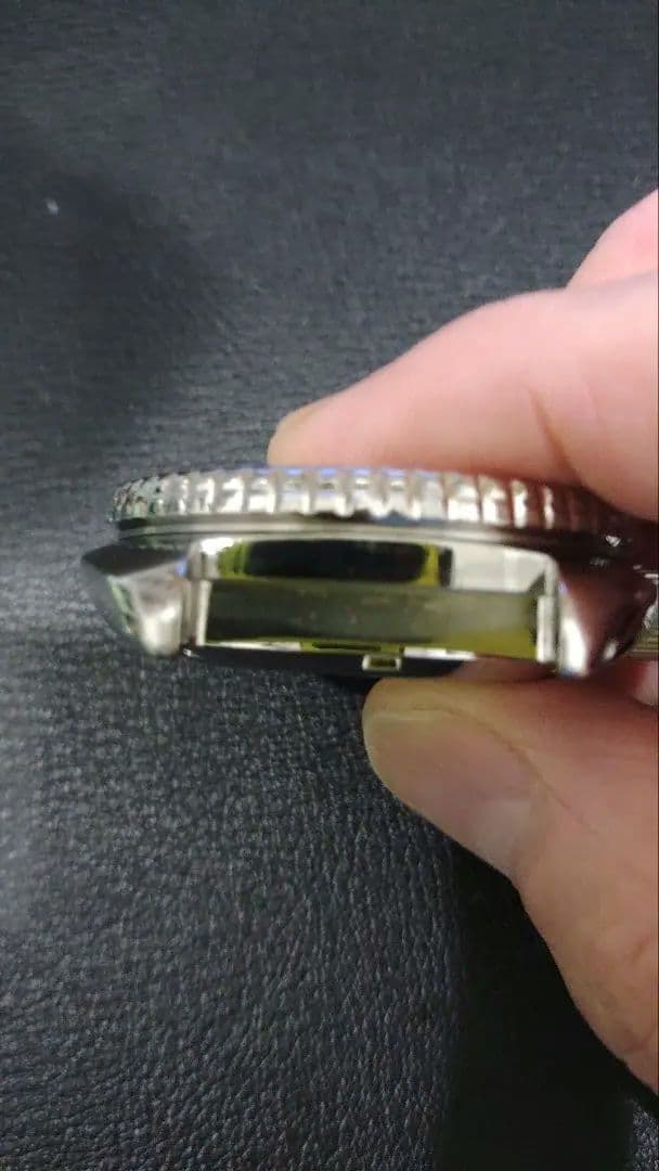 SEIKO 自動巻き時計 青黒 200m防水