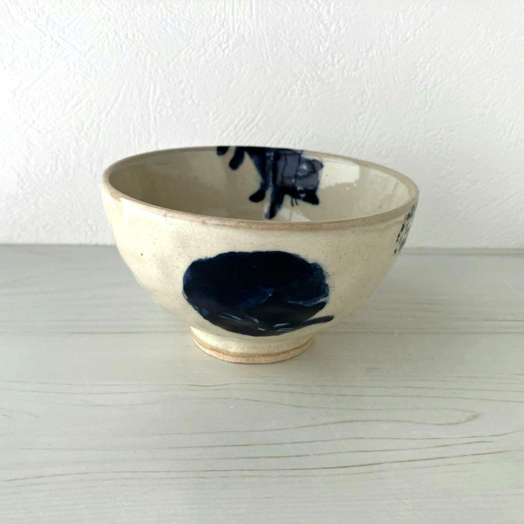 新品美濃焼猫にまり茶碗猫ねこネコ
