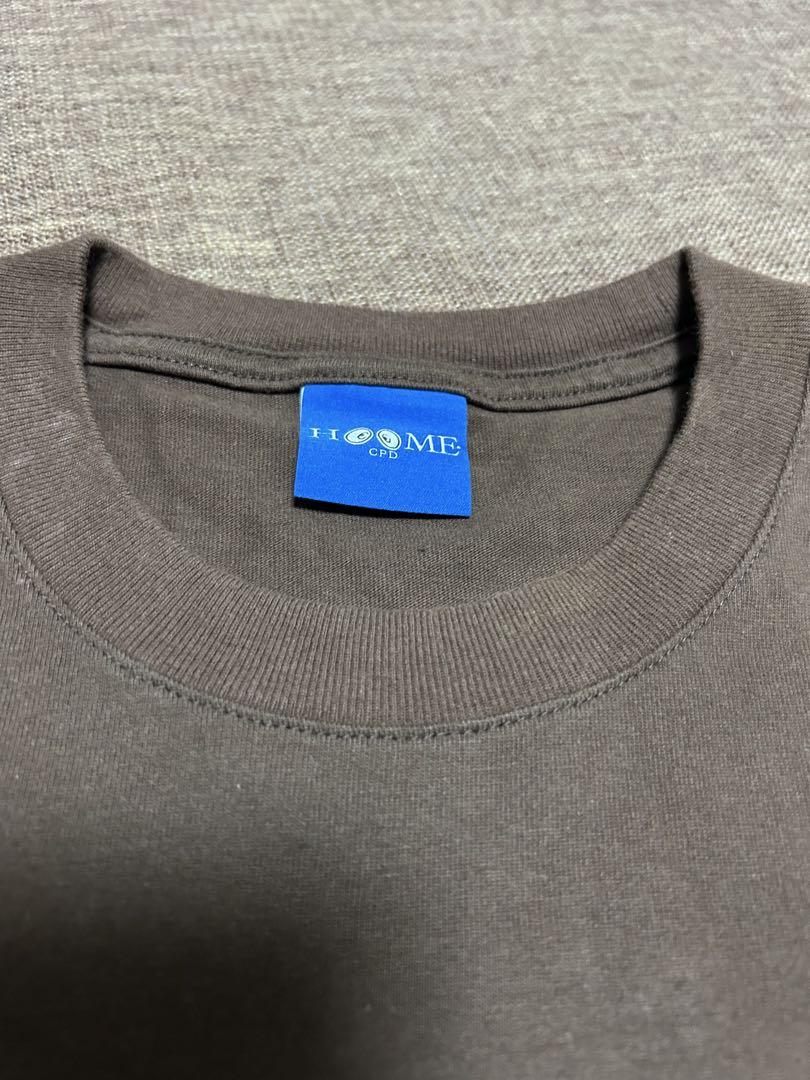 HOMME グラフィックプリント Tシャツ ブラウン