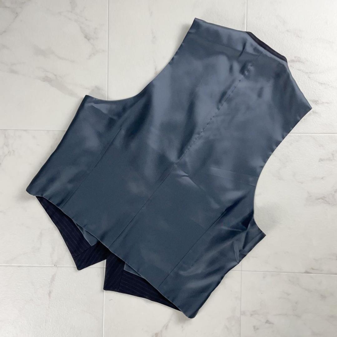 【公式】 Dormeuil 美品 セットアップダブルスーツ LL*TC70 黒 3点セット スーツ