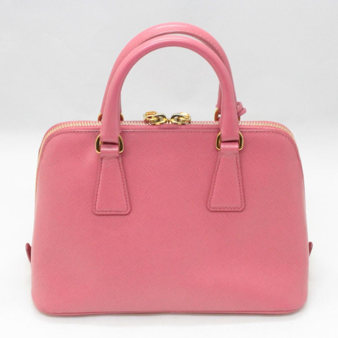 プラダ PRADA 2WAY ショルダーバッグ ブルー×SV金具