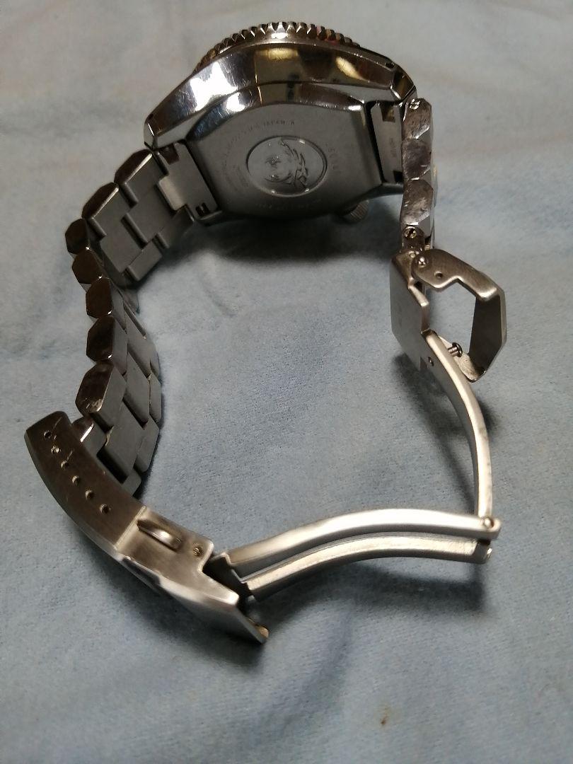 SEIKO 自動巻き時計 300m防水 黒