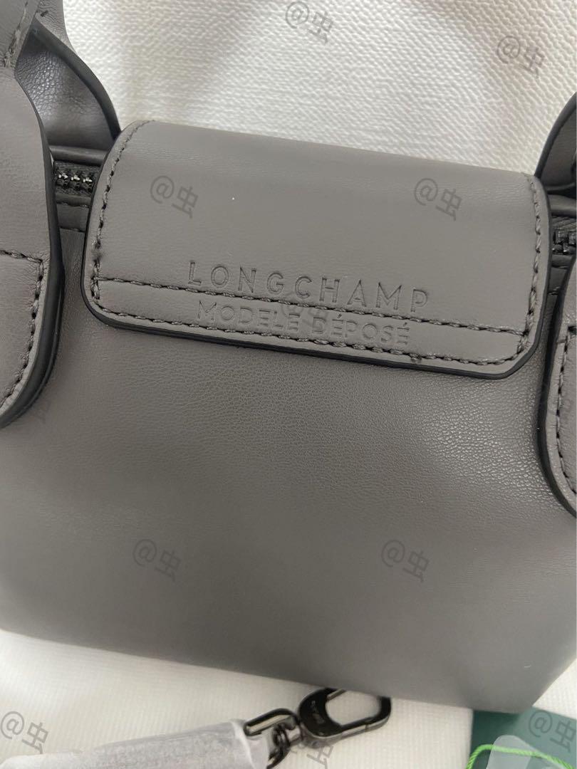 ロンシャン プリアージュ キュイールXS グレー低 価格 通販