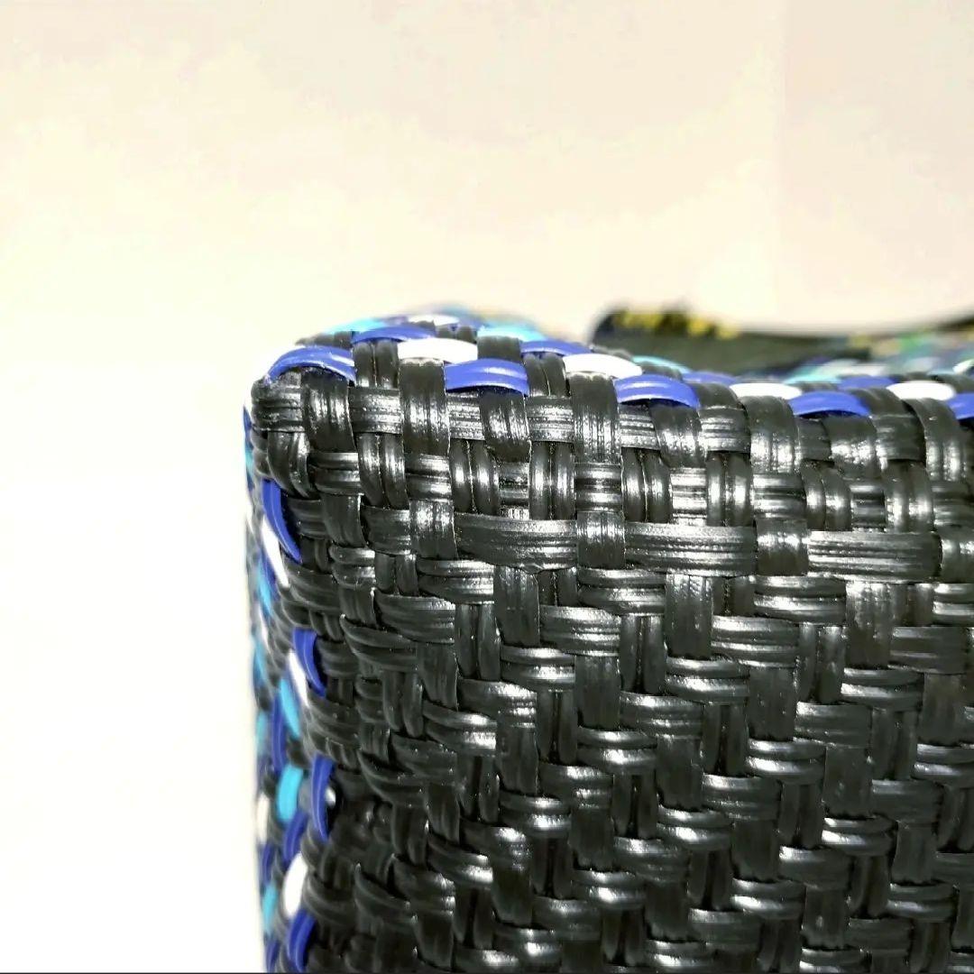 ✨新品未使用✨WOVEN　メルカドバッグ　かごバッグ　メキシコ製　マルチカラー