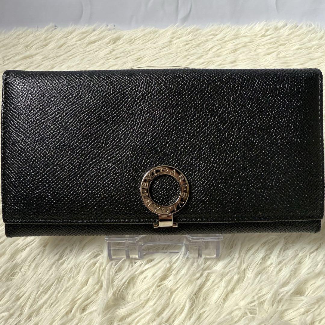 BVLGARI ブルガリ レザー 二つ折り 長財布 ウォレット 小銭入れ 札入れ