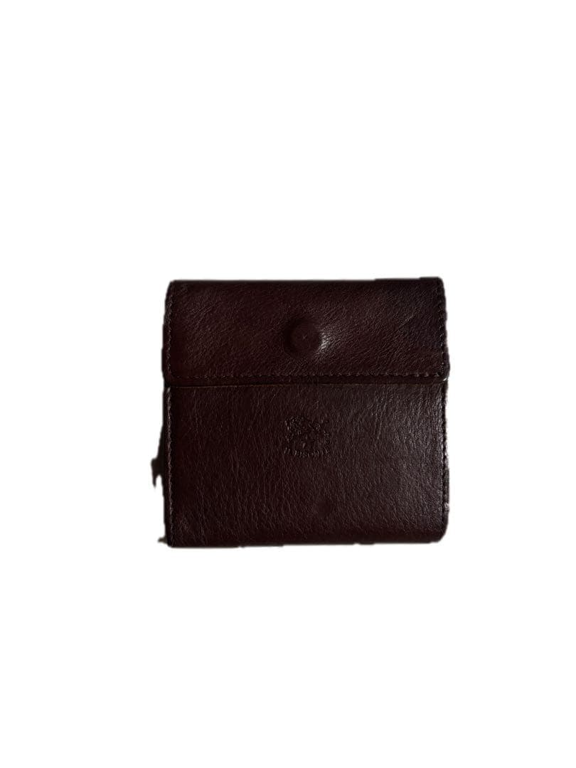 IL BISONTE 三つ折り財布 ダークブラウンILBISONTE