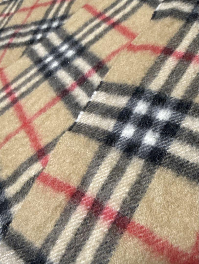 Burberrys バーバリー ノバチェック カシミア100% マフラー 英国製