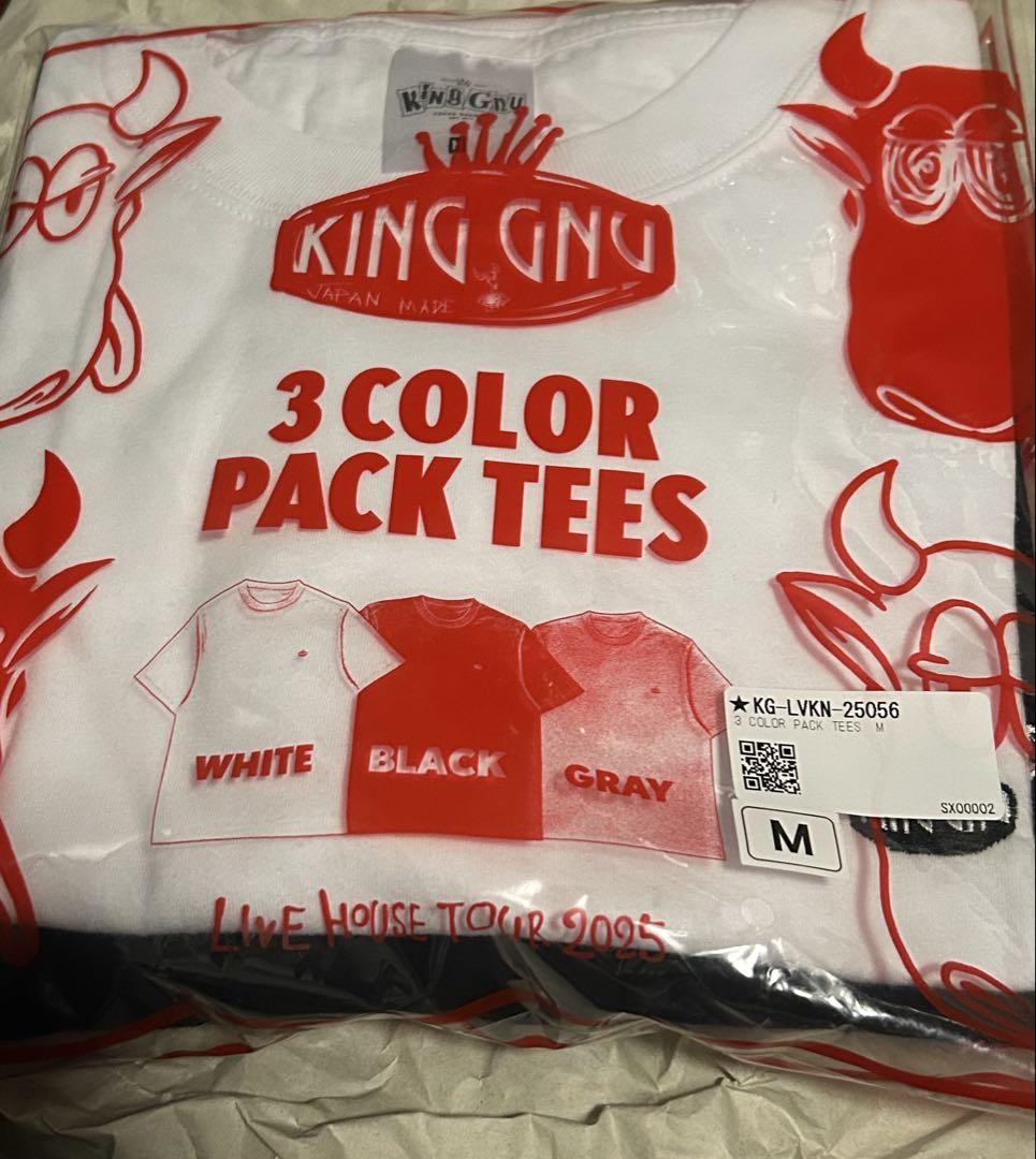 King Gnu 3COLOR PACK TEES Mサイズ - メルカリ