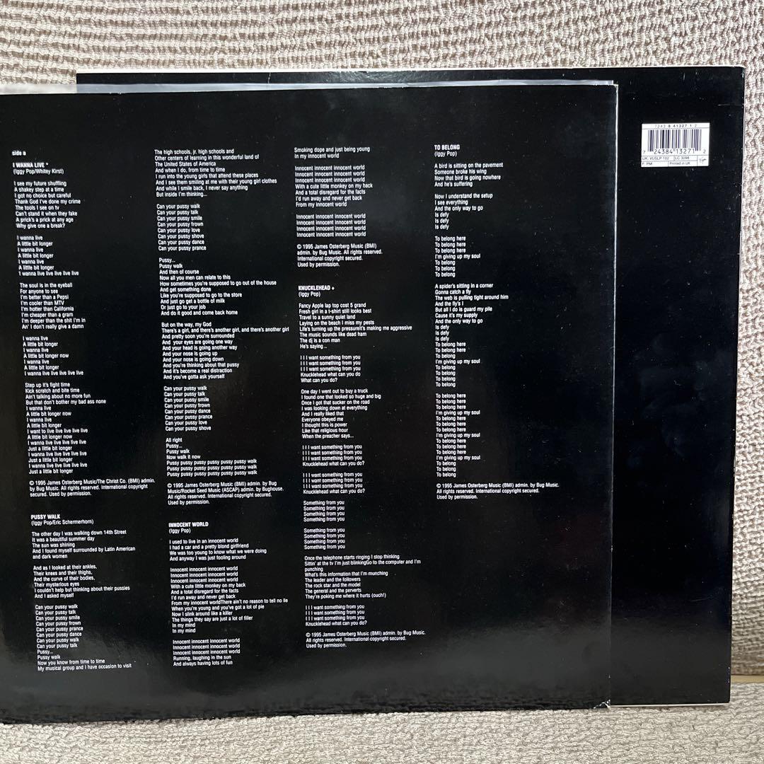 LPレコード♬ IGGY POP “ NAUGNTY LITTLE DOGGIE