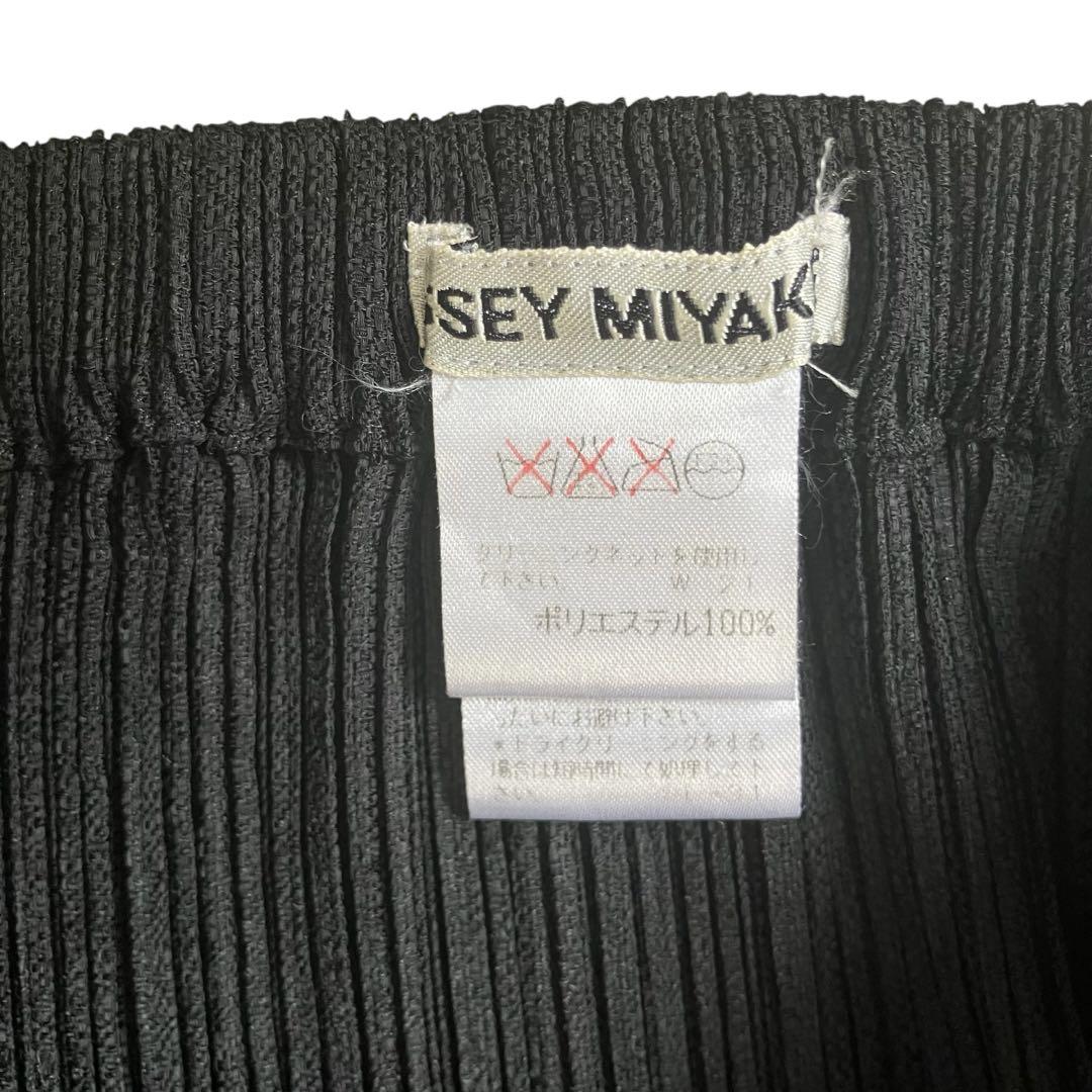ISSEY MIYAKE イッセイミヤケ　プリーツロングスカート　ブラック