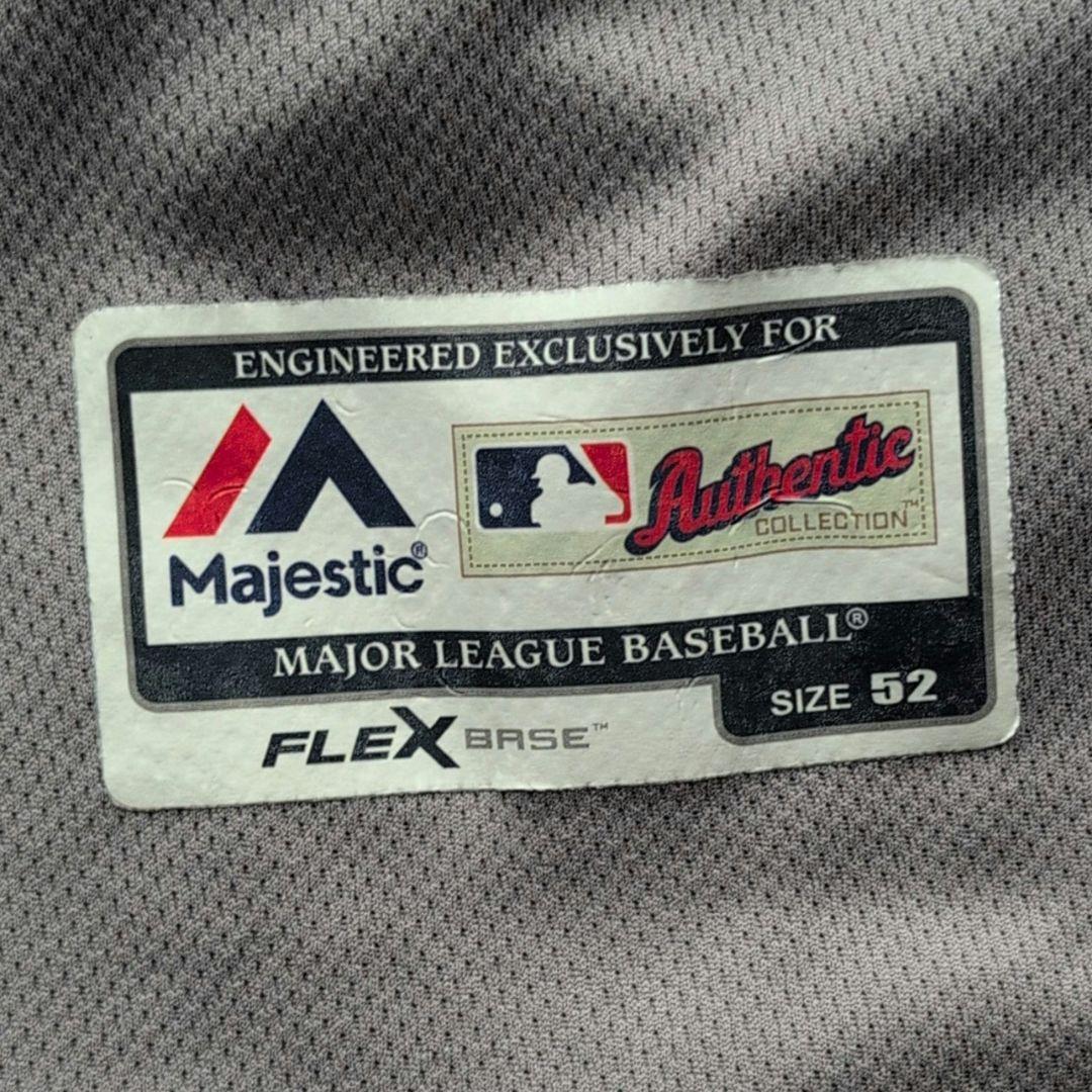 MLB ドジャーズ 半袖ゲームシャツ ベリンジャー選手モデル マジェスティック