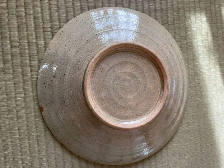 在庫セール 益子焼 白梅図 大皿 木製皿受付き ECD97-m17328210511 安い最安値